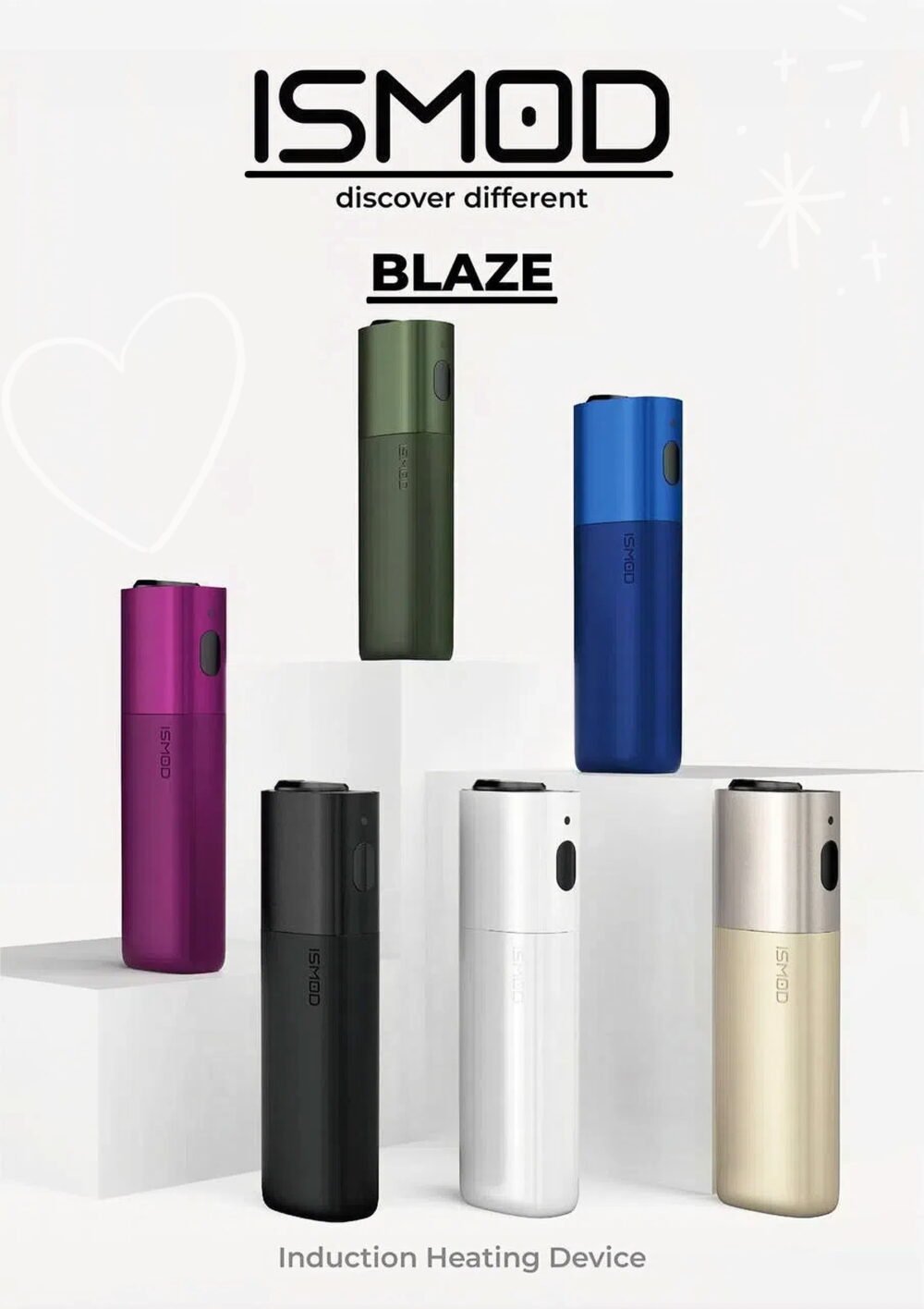 5555 ISMOD BLAZE4.0加熱主機1500mAh 適用 IQOS ILUMA/Terea 免清潔