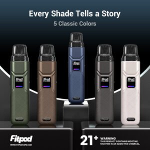 【小煙主機】FITPOD O-SHADOW SE套組｜自由調氣+LED顯示｜適用OXVA Xlim主機