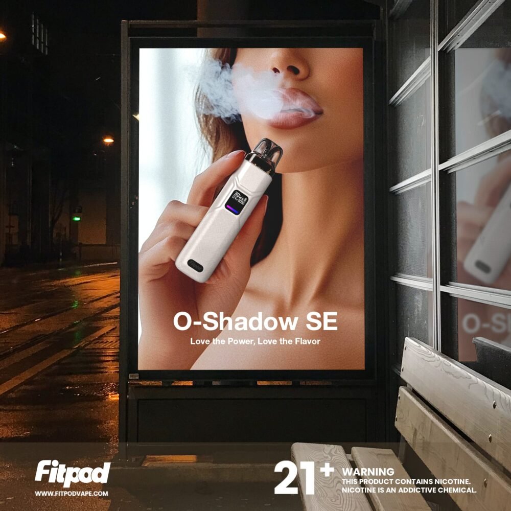 【小煙主機】FITPOD O-SHADOW SE套組｜自由調氣+LED顯示｜適用OXVA Xlim主機